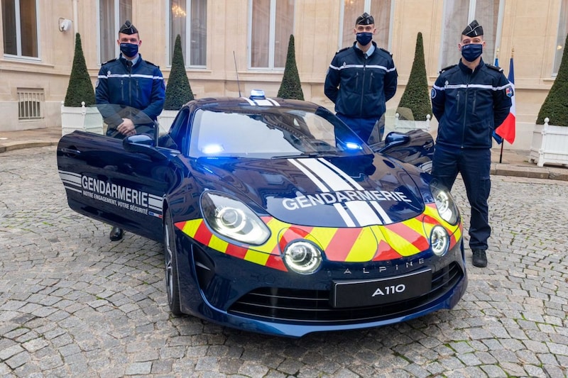 Alpine A110 Gendarmerie politieauto