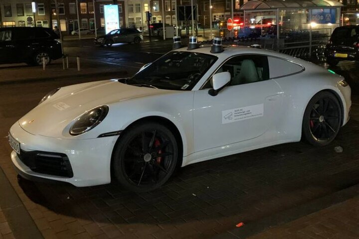 Mysterieuze Porsche 911 met Audi-stickers in Nederland