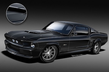 Koolstofvezel voor klassieke Shelby Mustang