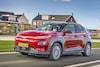 Hyundai Kona Electric rood rijdend Nederland