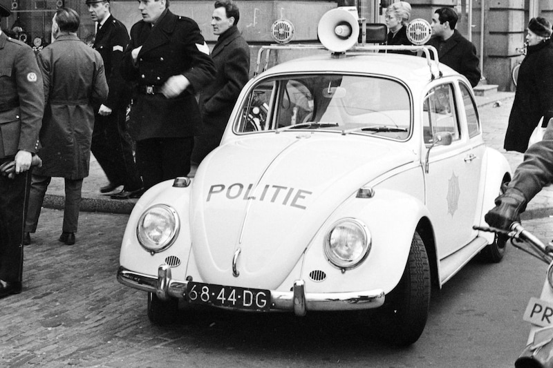 Volkswagen Beetle police car (1968, ANP)