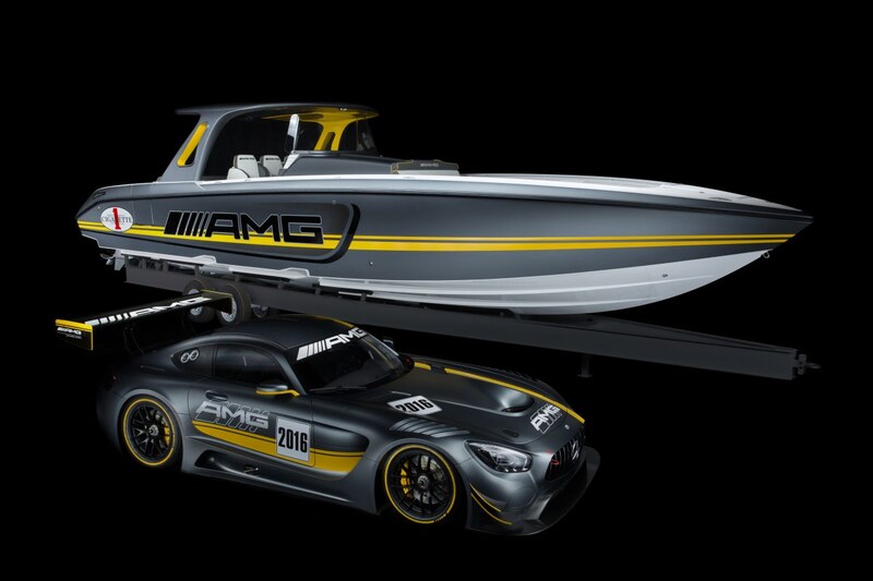 Mercedes AMG GT3 inspireert Powerboat