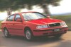 Skoda Octavia productiemijlpaal jaren '90 rood