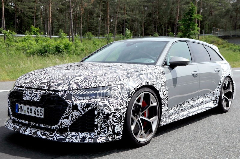 Audi RS6 facelift spy 