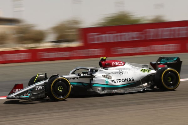 Mercedes F1 Bahrain Hamilton (ANP)
