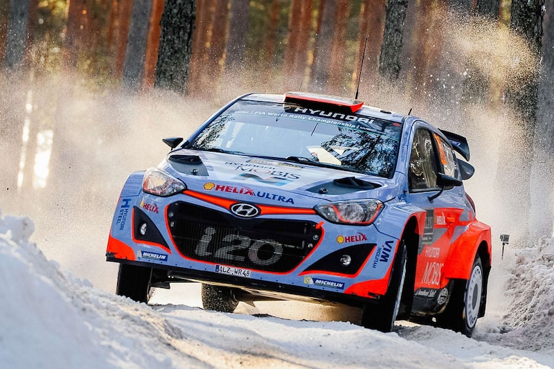 Abbring buiten de punten met Hyundai i20 WRC