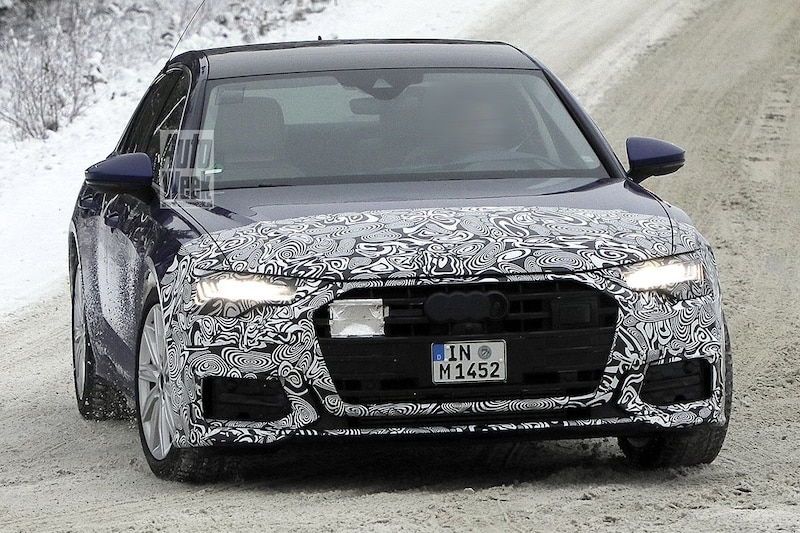 Spy shots Audi A6 facelift