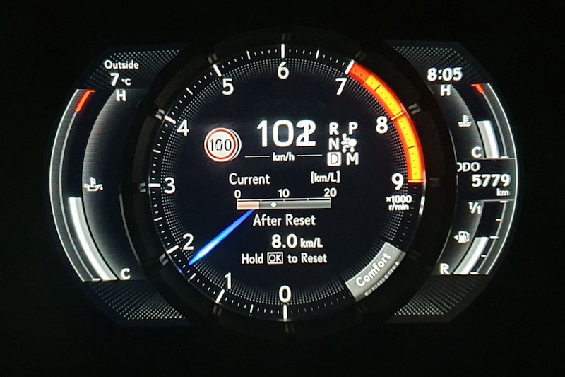 Lexus LC 500 dashboard