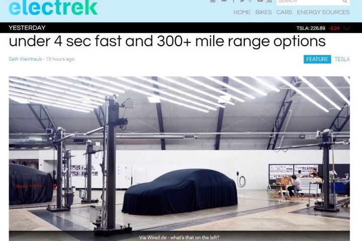 Details Tesla Model 3 gelekt
