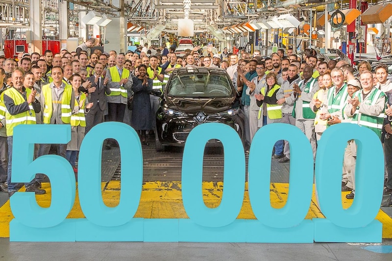 Renault produceert 50.000ste Zoe