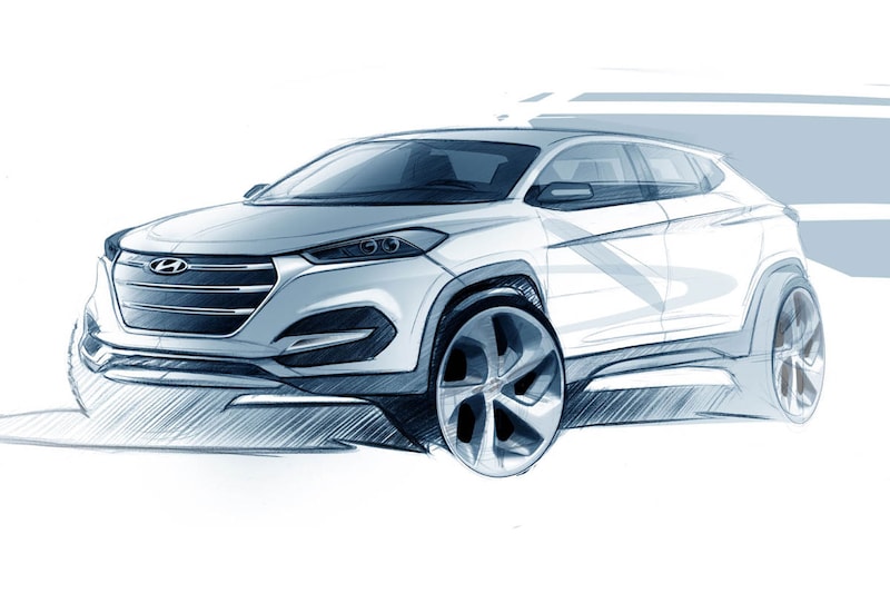 Hyundai Tucson ix35 teaser