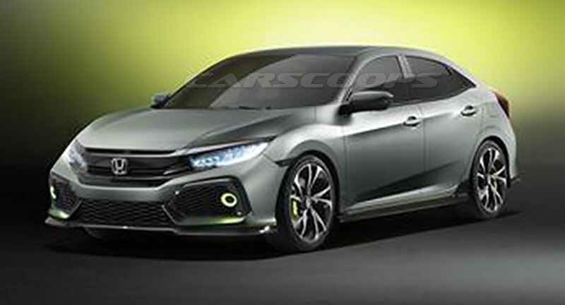 Honda Civic Hatchback Concept gelekt