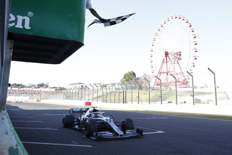 Suzuka Circuit (ANP) Finish Bottas Formula 1 GP 2019