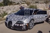 Bugatti Chiron probeert het als mule