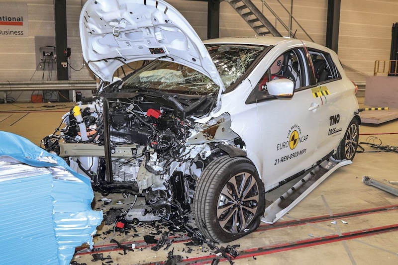 Renault Zoe crashtest Euro NCAP
