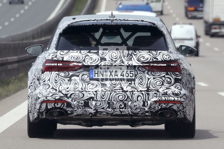 Audi RS6 facelift spy
