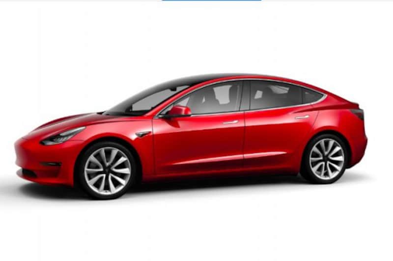 Tesla Model 3 configuratie