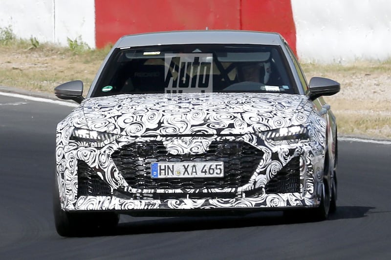 Audi RS6 facelift spy 