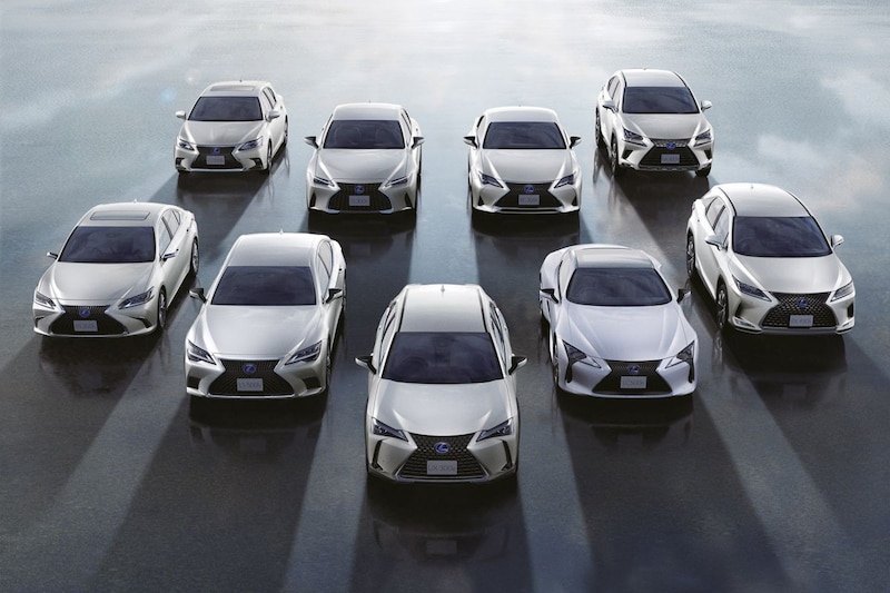 Lexus twee miljoen geëlektrificeerd