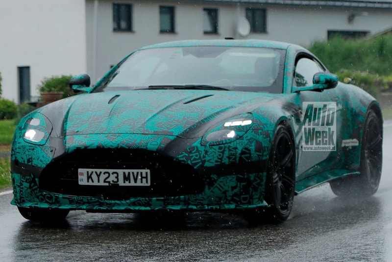 Aston Martin Vantage facelift spyshots