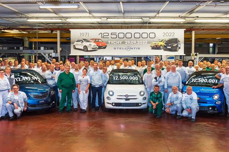 Stellantis Tychy 12,5 miljoenste Fiat 500