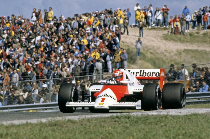 Formule 1 Zandvoort Niki Lauda McLaren (foto ANP)