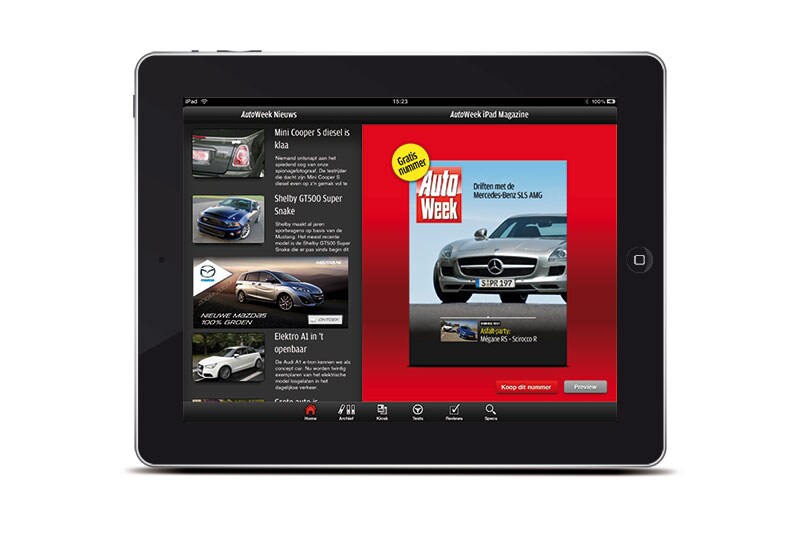 AutoWeek op de iPad
