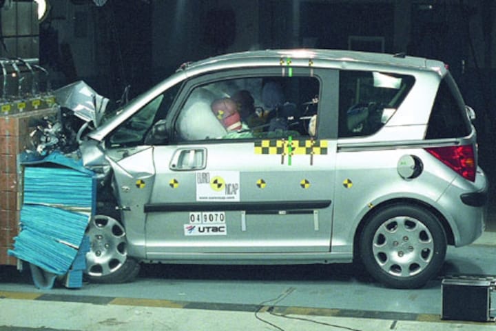 EuroNCAP crasht 3 modellen