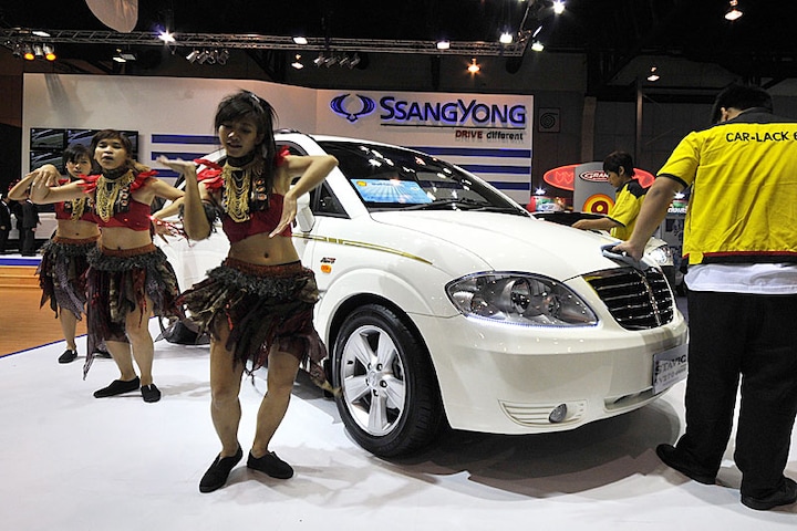 SsangYong op de Bangkok Motor Show | Foto: ANP/EPA