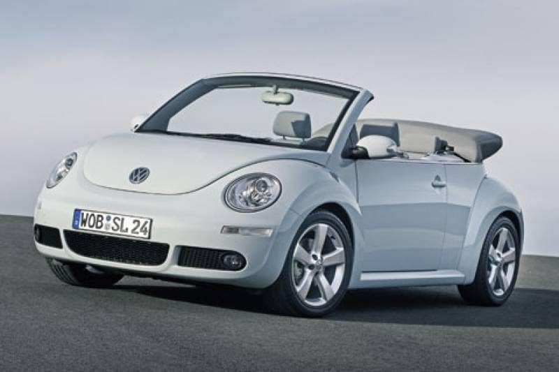 Nieuwe VW New Beetle in najaar