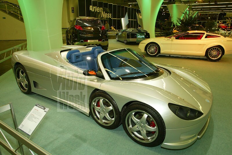 Covini C6W Roadster: zes wielen, geen dak