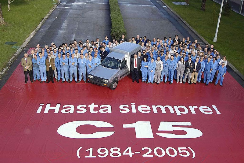 Citroën stopt na 21 jaar met C15