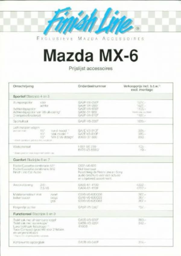 Mazda Mx 6 