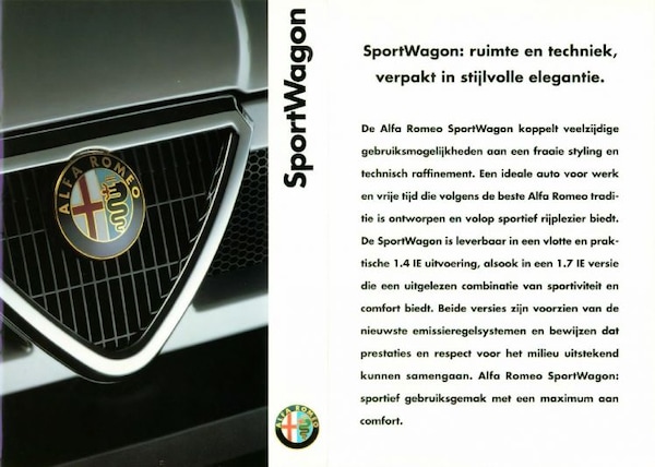 Alfa Romeo Sportwagon 1.7ie,1.4ie,1.3iel,