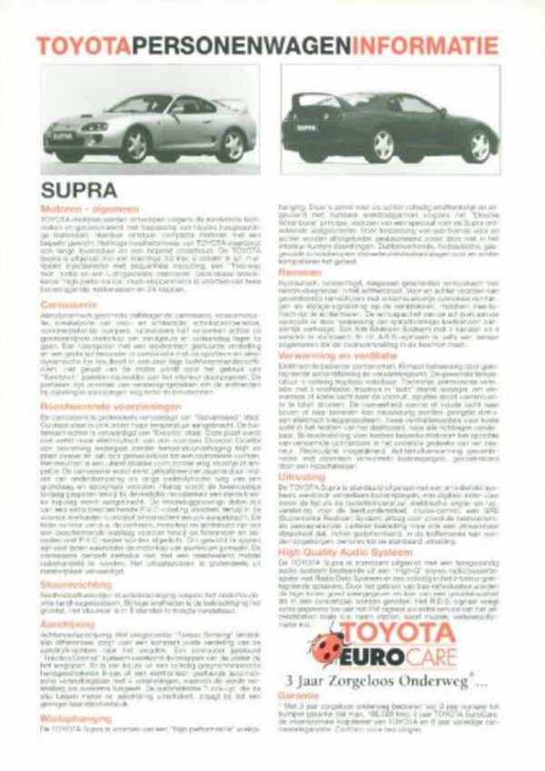 Toyota Supra Twin Turbo