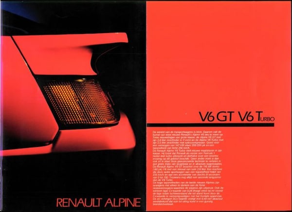 Renault Alpine V6gt,v6turbo