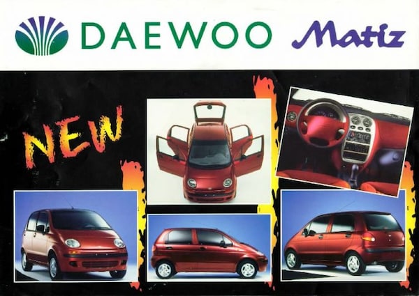 Daewoo Matiz 800s, 800se, 800se Dlx,
