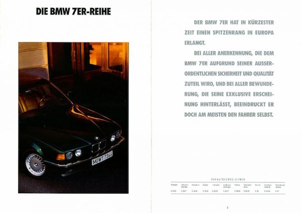 BMW Bmw 7er-reihe 