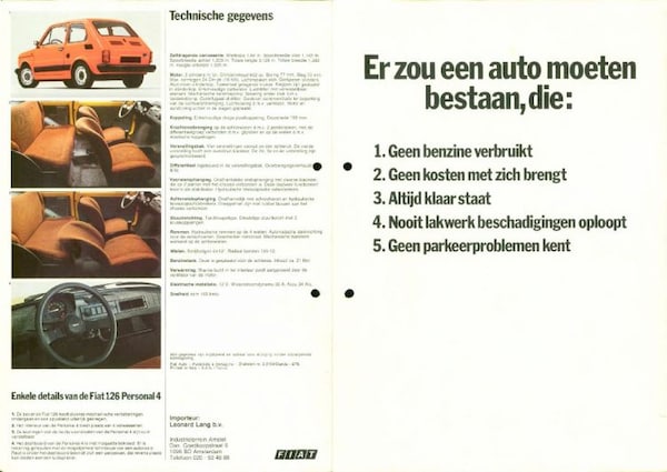 Fiat 126 Personal 4,personal 4 Sunroof