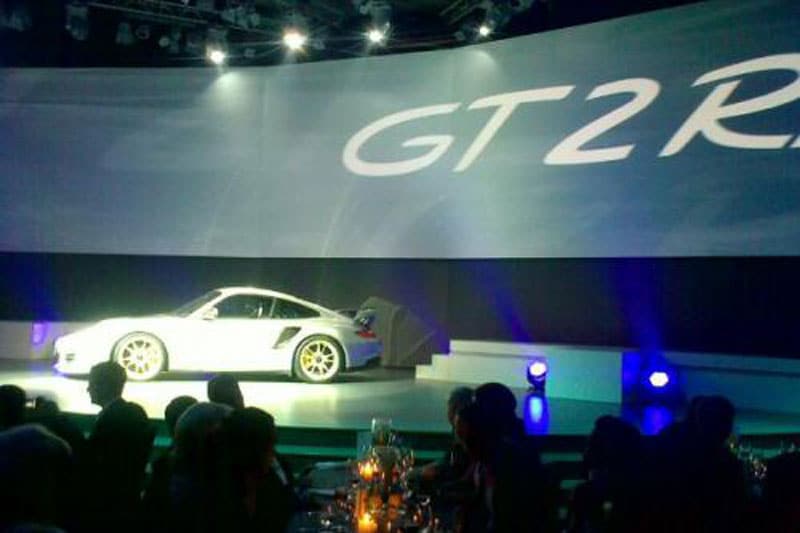 Porsche 911 GT2 (RS) alvast op dealerpresentatie