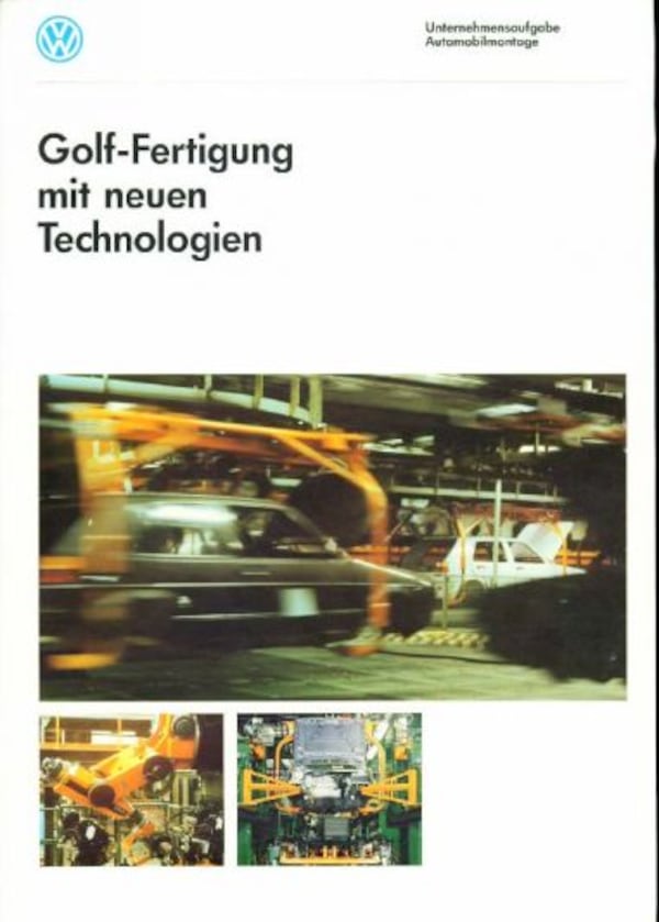 Volkswagen Golf Fertigung Mit Neuen Technologien