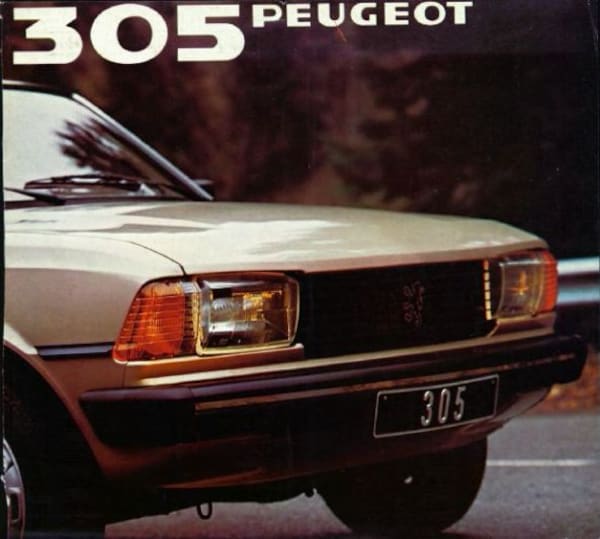 Peugeot  305 Gl,gld,gls,sr,srd,berline S