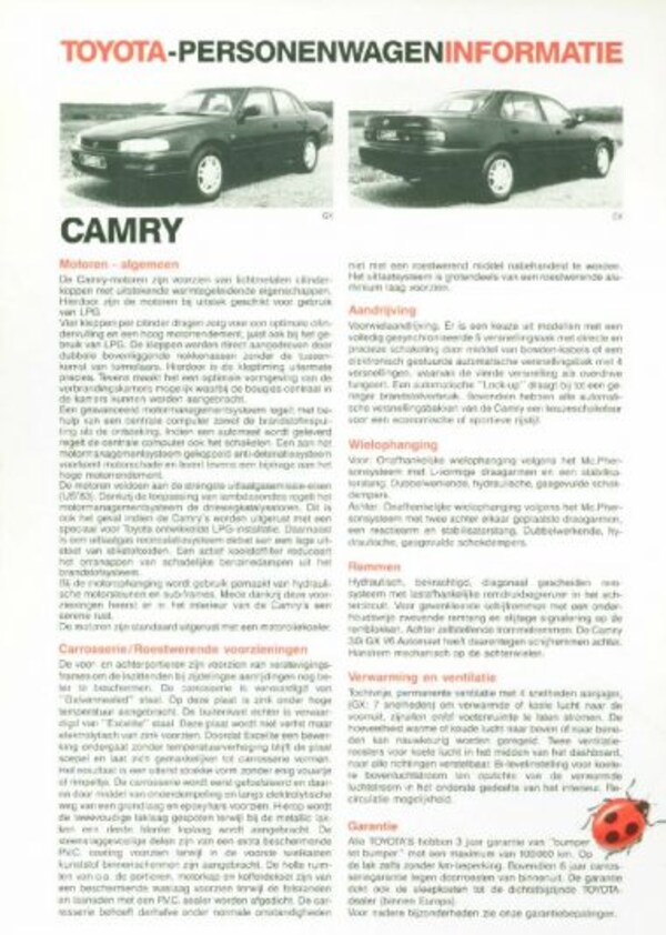 Toyota Camry Gx,gl,xl