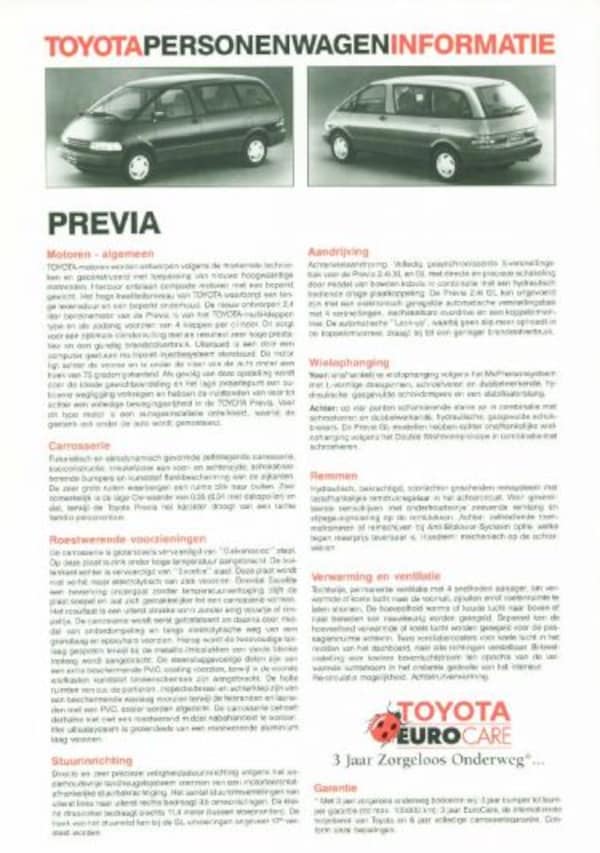 Toyota Picnic Gl,xl