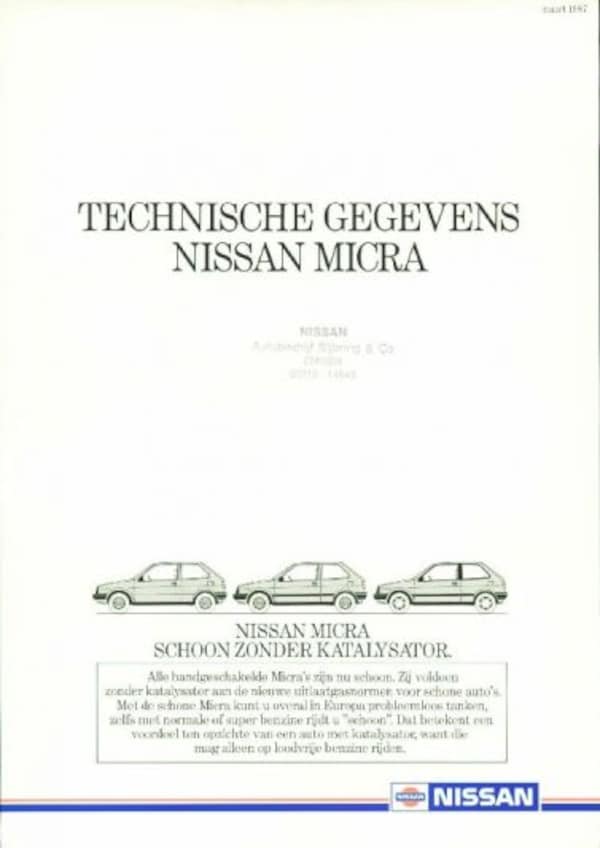 Nissan Micra Dx,sdx,gl,