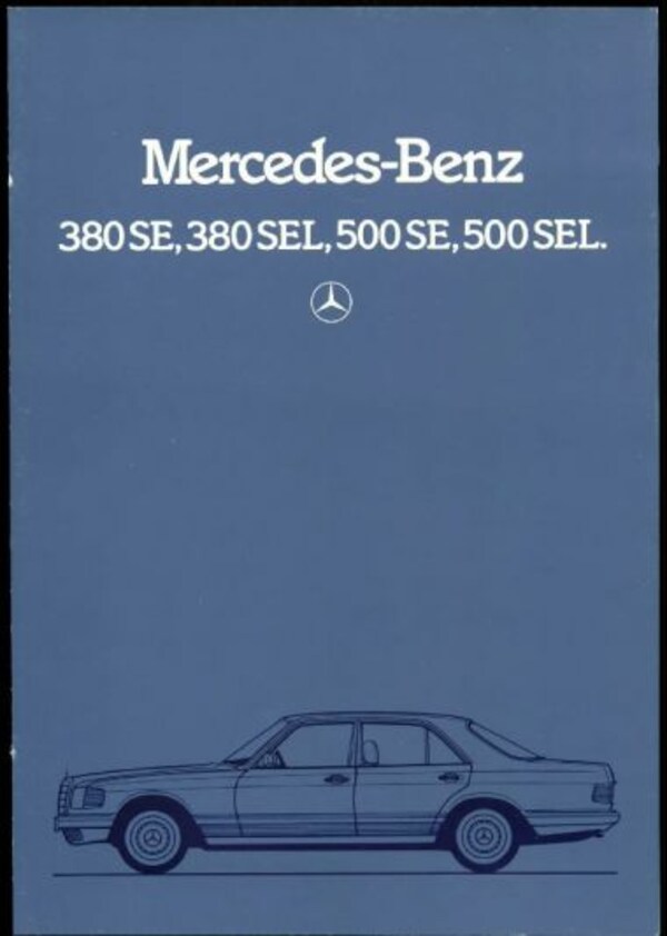 Mercedes-benz S Serie 380 Se,380 Sel,500se,500 Sel