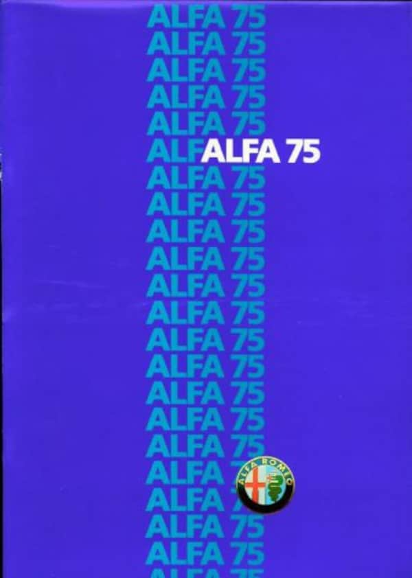 Alfa Romeo 75 1.6,1.8,2.0,2.0 Td