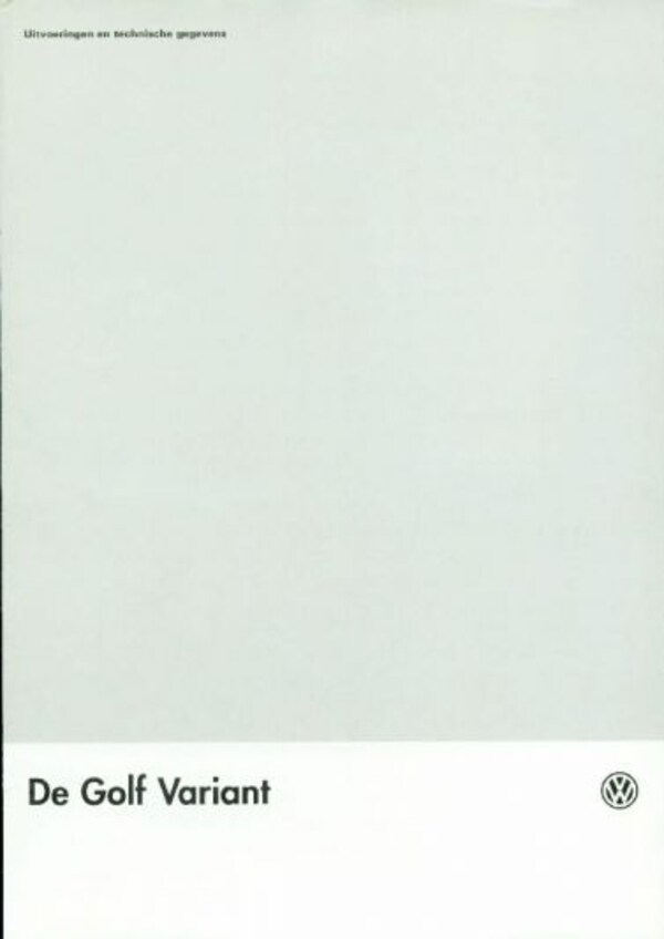 Volkswagen Golf Variant,cl,gl,gt