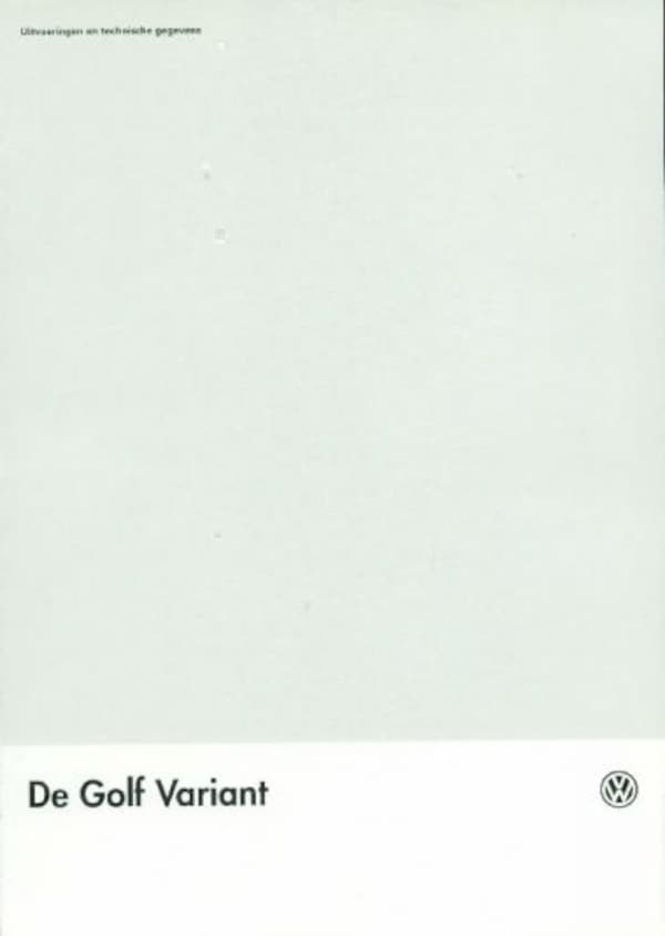 Volkswagen Golf Variant,cl,gl,gt,syncro,vr6