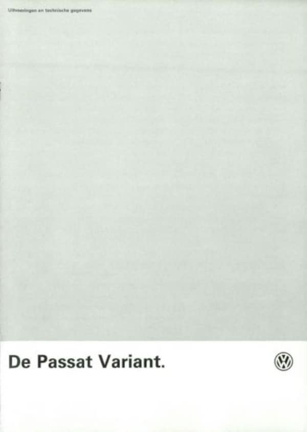 Volkswagen Passat Variant 55 Kw,66 Kw,85 Kw, Syncr